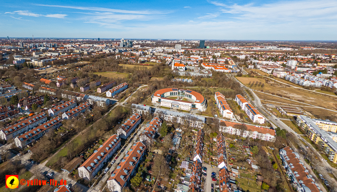 20.02.2023 - der Hachinger Bach zwischen Berg am Laim und Neuperlach